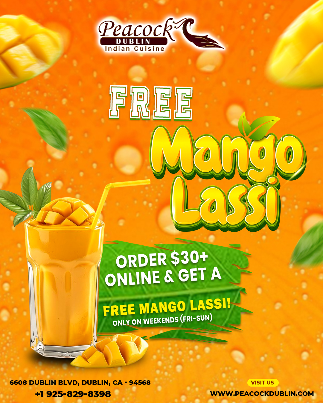 Free Mango Lassi